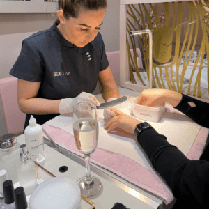 Book manicures and pedicures at Beutiva's nails salon